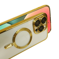 Handyhülle Metal MagS iPhone 15 Golden