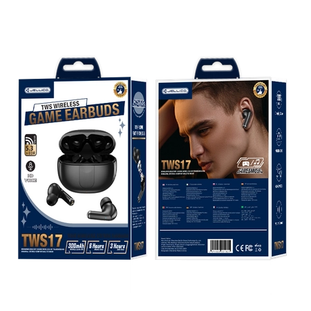 JELLICO wireless earphones TWS17 Black