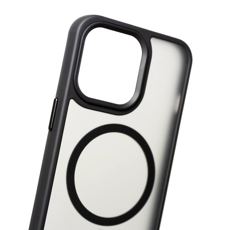 Handyhülle Matte MagS Samsung Galaxy A55 5G Schwarz